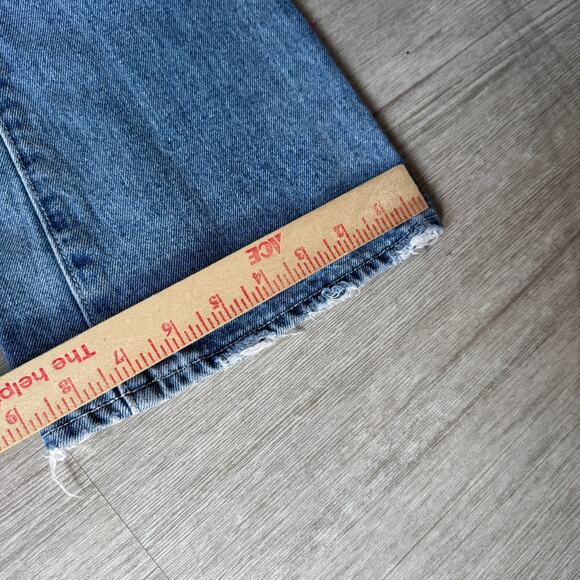 Rolla's Distressed Bootcut Jeans Womens 26x28 100% Cotton Light Wash Denim - Picture 10 of 12